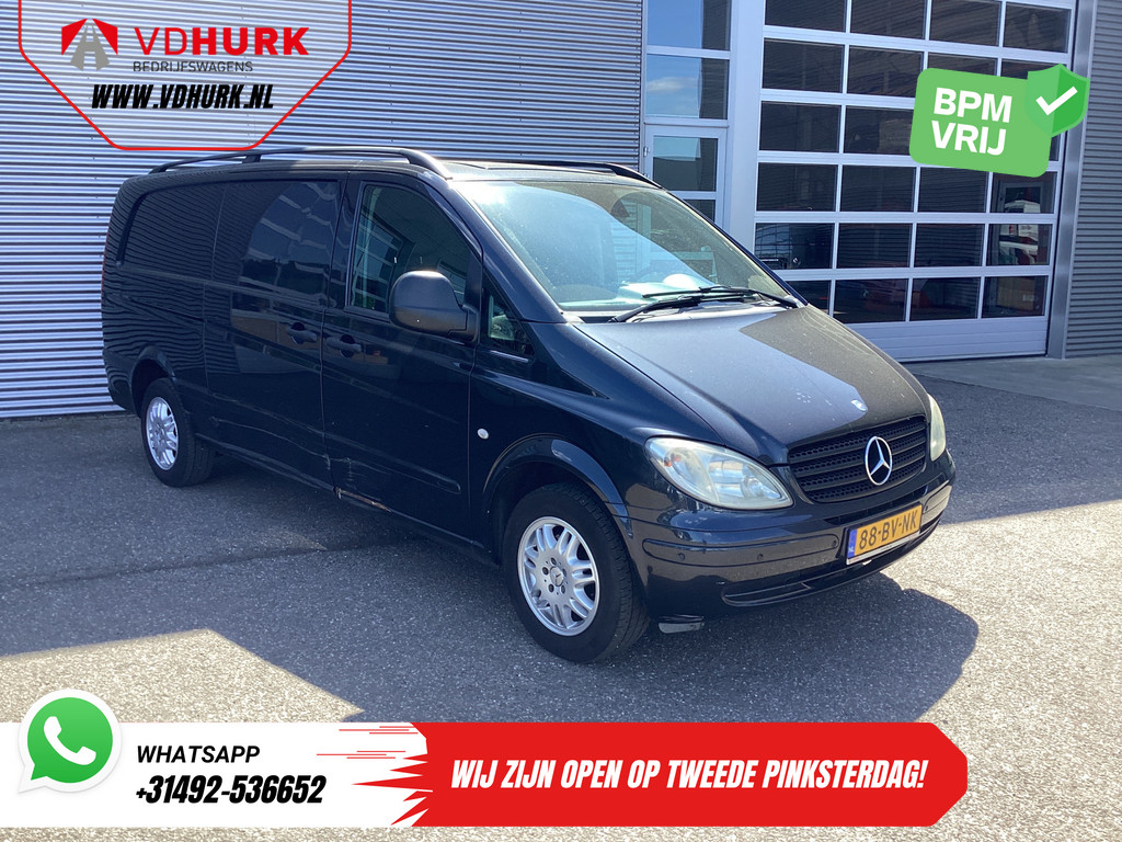 Mercedes-Benz Vito Bestelbus 111 CDI Aut. L3 EXPORT ONLY NL Auto/ APK 01-2026/ Airco/ PDC V+A/ LMV 0