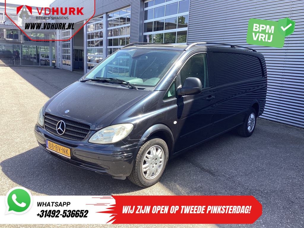 Mercedes-Benz Vito Bestelbus 111 CDI Aut. L3 EXPORT ONLY NL Auto/ APK 01-2026/ Airco/ PDC V+A/ LMV 7