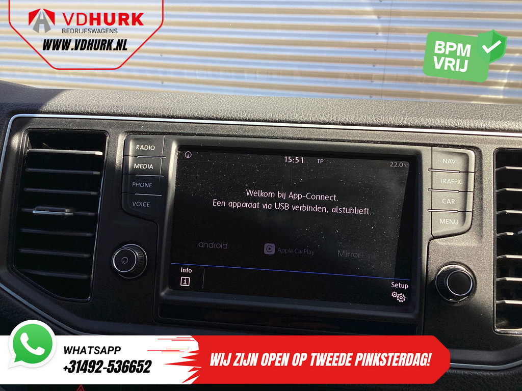 Volkswagen Crafter Bestelbus 2.0 TDI 180 pk DSG Aut. L3H3 BPM VRIJ! Adapt.Cruise/ LED/ Climate/ Gev.Stoel/ Carplay/ Stoelverw./ Stuurverw./ 270Gr.Graden/ Cam 16