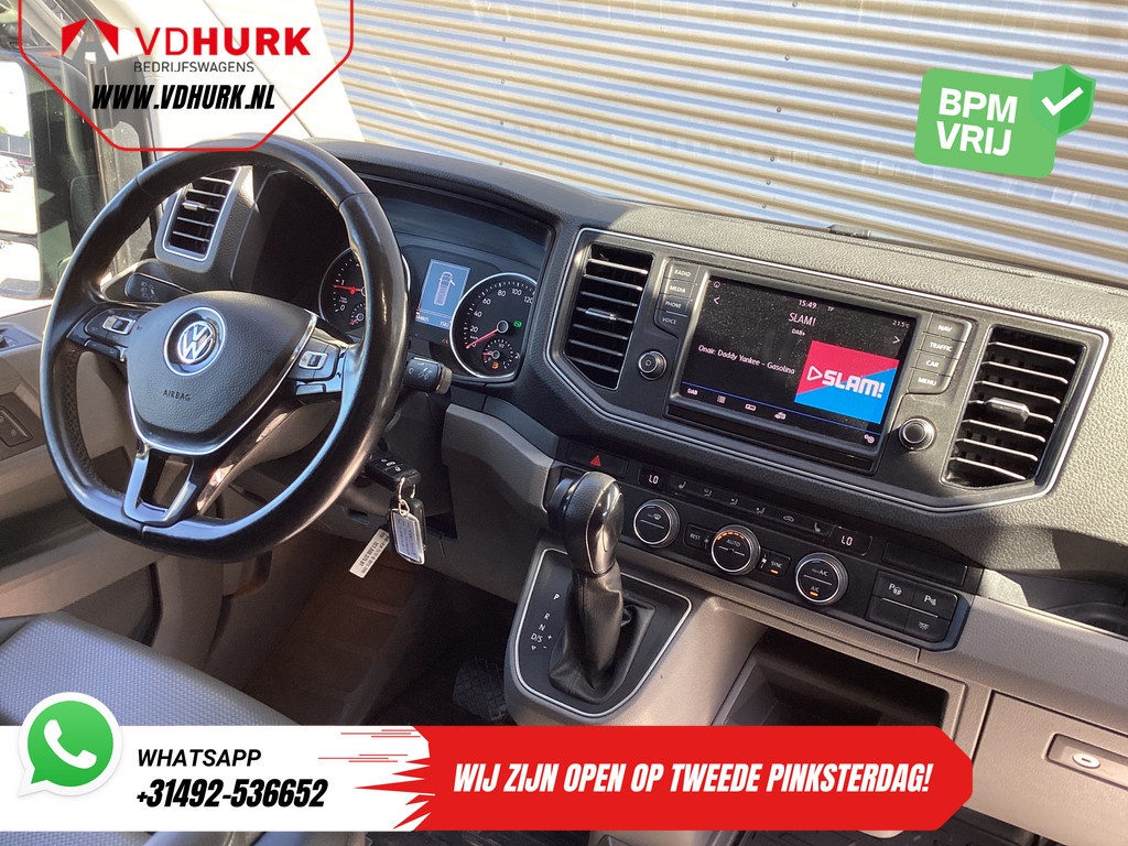 Volkswagen Crafter Bestelbus 2.0 TDI 180 pk DSG Aut. L3H3 BPM VRIJ! Adapt.Cruise/ LED/ Climate/ Gev.Stoel/ Carplay/ Stoelverw./ Stuurverw./ 270Gr.Graden/ Cam 2