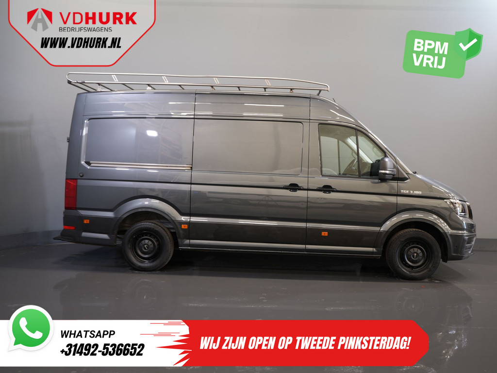 MAN TGE Bestelbus 35 2.0 180 pk DSG Aut. L3H3 BPM VRIJ! Imperiaal+Ladder/ Carplay/ Gev.stoel/ Inrichting/ Camera/ PDC/ Cruise/ Trekhaak/ Airco 10