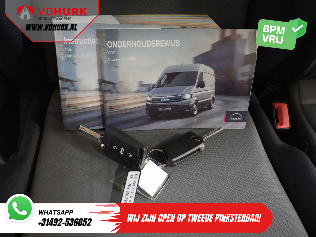 MAN TGE Bestelbus 35 2.0 180 pk DSG Aut. L3H3 BPM VRIJ! Imperiaal+Ladder/ Carplay/ Gev.stoel/ Inrichting/ Camera/ PDC/ Cruise/ Trekhaak/ Airco 28