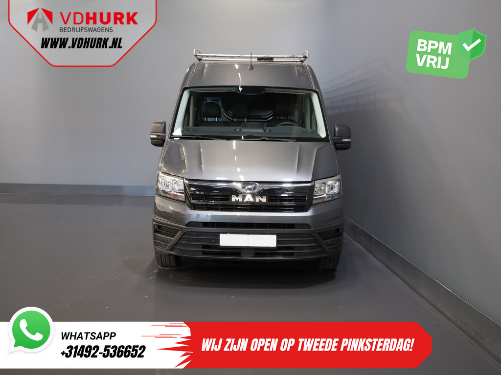 MAN TGE Bestelbus 35 2.0 180 pk DSG Aut. L3H3 BPM VRIJ! Imperiaal+Ladder/ Carplay/ Gev.stoel/ Inrichting/ Camera/ PDC/ Cruise/ Trekhaak/ Airco 6