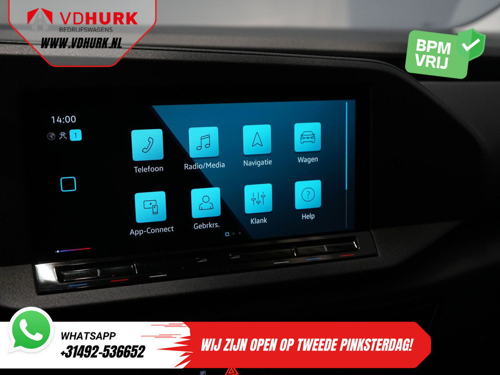Volkswagen Caddy Cargo Bestelbus 2.0 TDI 125 pk DSG Aut. BPM VRIJ! Carplay/ Camera/ Cruise/ PDC/ Airco 24