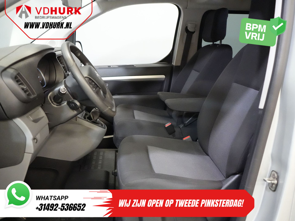 Citroën Jumpy Bestelbus 2.0 HDI 125 pk BPM VRIJ! DC Dubbel Cabine Climate/ Carplay/ Cruise/ Navi/ Trekhaak/ PDC 11