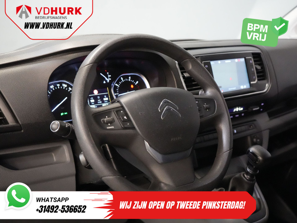 Citroën Jumpy Bestelbus 2.0 HDI 125 pk BPM VRIJ! DC Dubbel Cabine Climate/ Carplay/ Cruise/ Navi/ Trekhaak/ PDC 13