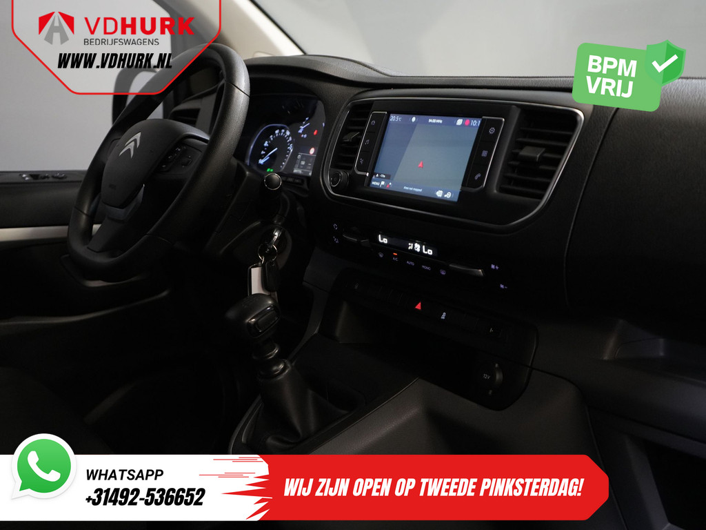 Citroën Jumpy Bestelbus 2.0 HDI 125 pk BPM VRIJ! DC Dubbel Cabine Climate/ Carplay/ Cruise/ Navi/ Trekhaak/ PDC 2