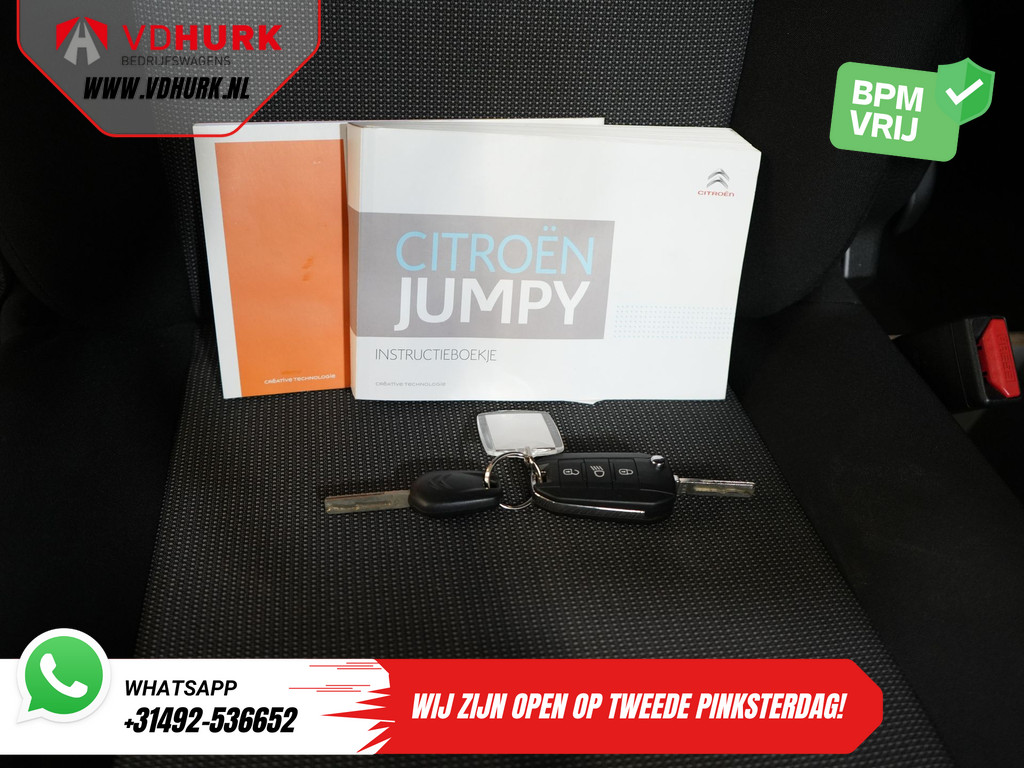 Citroën Jumpy Bestelbus 2.0 HDI 125 pk BPM VRIJ! DC Dubbel Cabine Climate/ Carplay/ Cruise/ Navi/ Trekhaak/ PDC 24