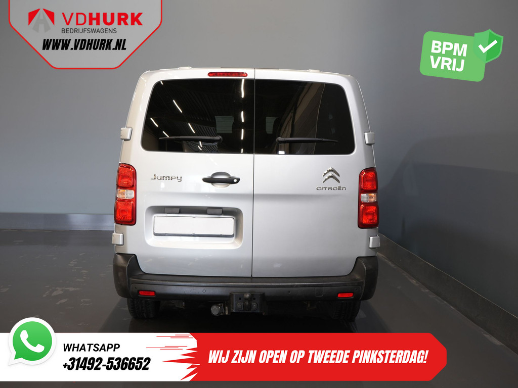 Citroën Jumpy Bestelbus 2.0 HDI 125 pk BPM VRIJ! DC Dubbel Cabine Climate/ Carplay/ Cruise/ Navi/ Trekhaak/ PDC 5