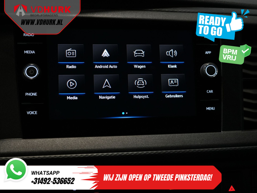 Volkswagen Transporter Bestelbus 2.0 TDI 150 pk Aut. L2 DC Dubbel Cabine BPM VRIJ! Ready2Go 2xSchuifdeur/ Adapt Cruise/ LED/ Standkachel/ Stoelverw./ Carplay/ Ca 24