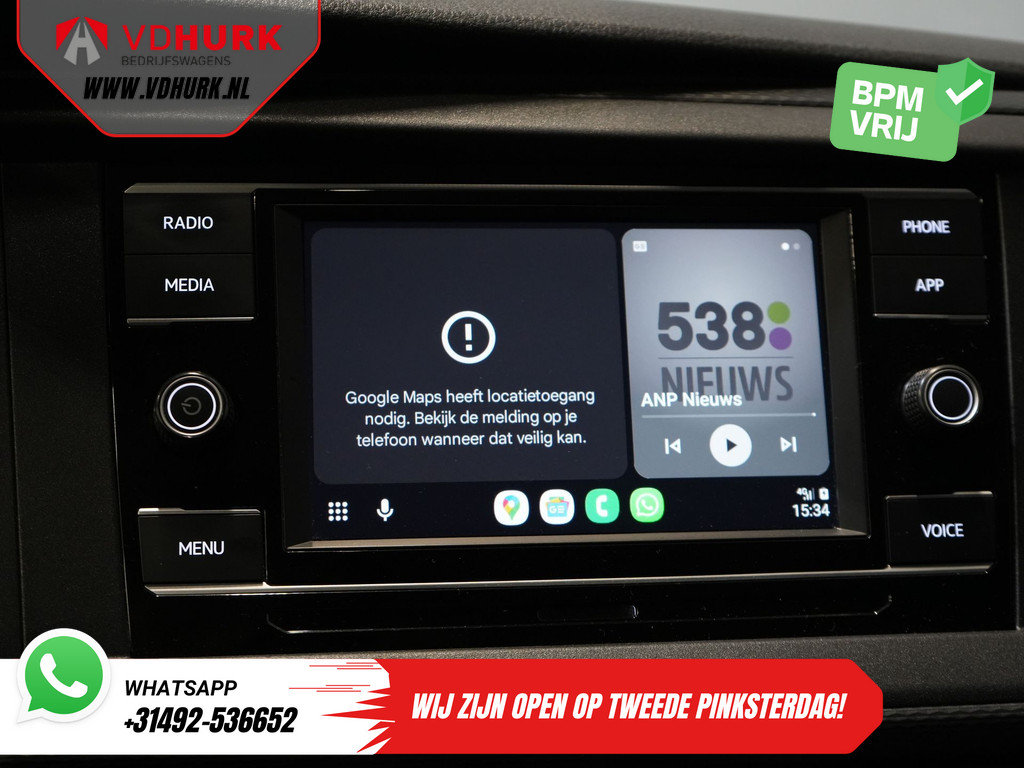Volkswagen Transporter Bestelbus 2.0 TDI 150 pk DSG Aut. BPM VRIJ! LED/ Adapt.Cruise/ 2.5t Trekverm./ Standkachel/ Stoelverw./ CarPlay/ Camera/ Trekhaak 22
