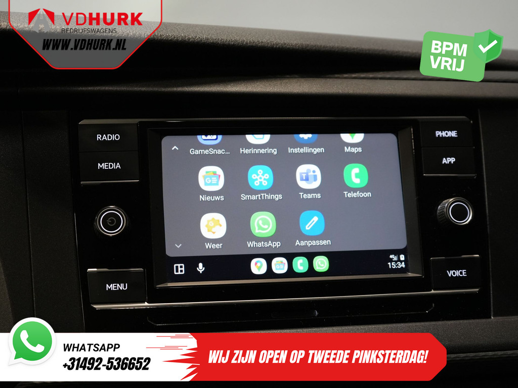 Volkswagen Transporter Bestelbus 2.0 TDI 150 pk DSG Aut. BPM VRIJ! LED/ Adapt.Cruise/ 2.5t Trekverm./ Standkachel/ Stoelverw./ CarPlay/ Camera/ Trekhaak 23
