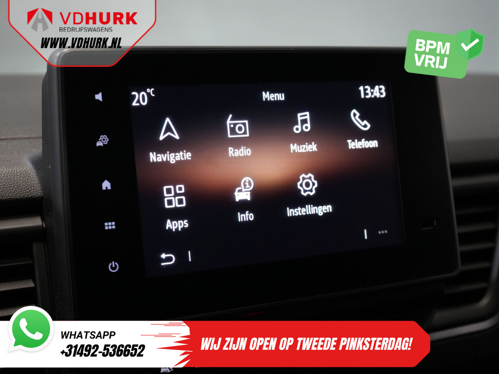 Renault Trafic Bestelbus 2.0 dCi 130 pk L2 BPM VRIJ! LED/ Navi/ Carplay/ PDC/ Cruise/ Airco 20
