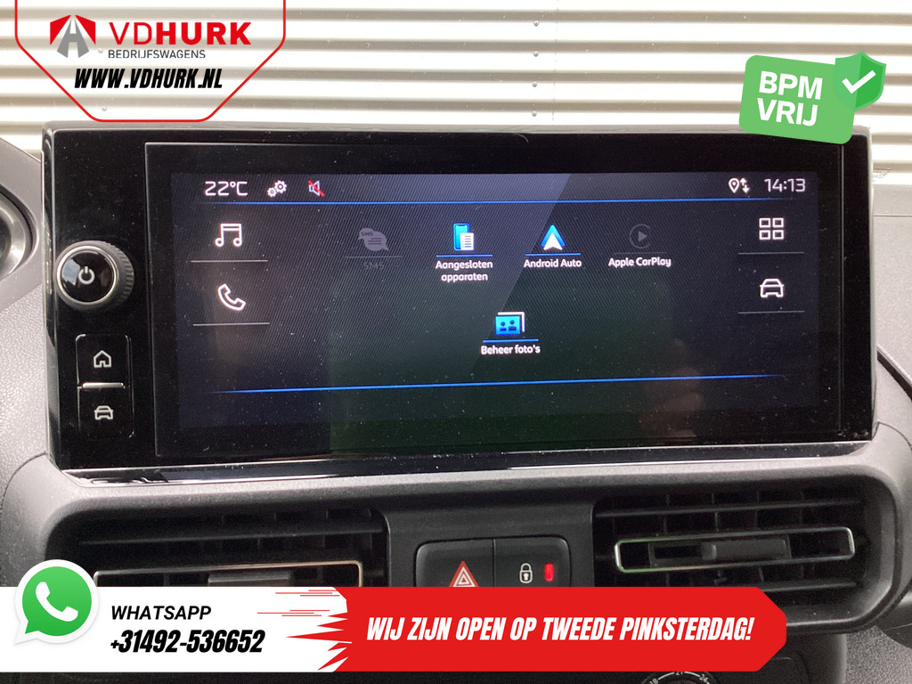 Peugeot Partner Bestelbus 1.5 HDi 100 pk L2 MARGE ZGAN Virtual Cockpit/ 3pers./ Carplay/ PDC/ Cruise/ Airco 11