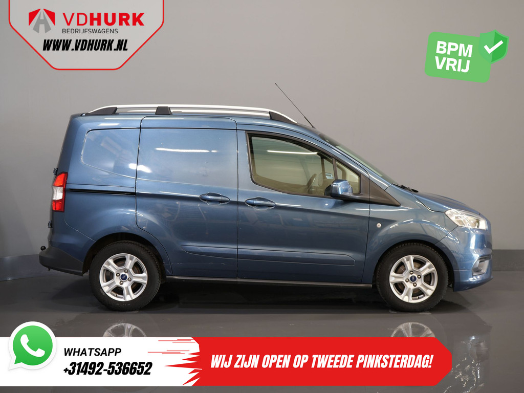 Ford Transit Courier Bestelbus 1.0 EcoBoost BENZINE BPM VRIJ! Dealer Onderhouden/ NL Auto/ Carplay/ Climate/ Cruise/ Stoelverw./ Trekhaak/ LMV 10