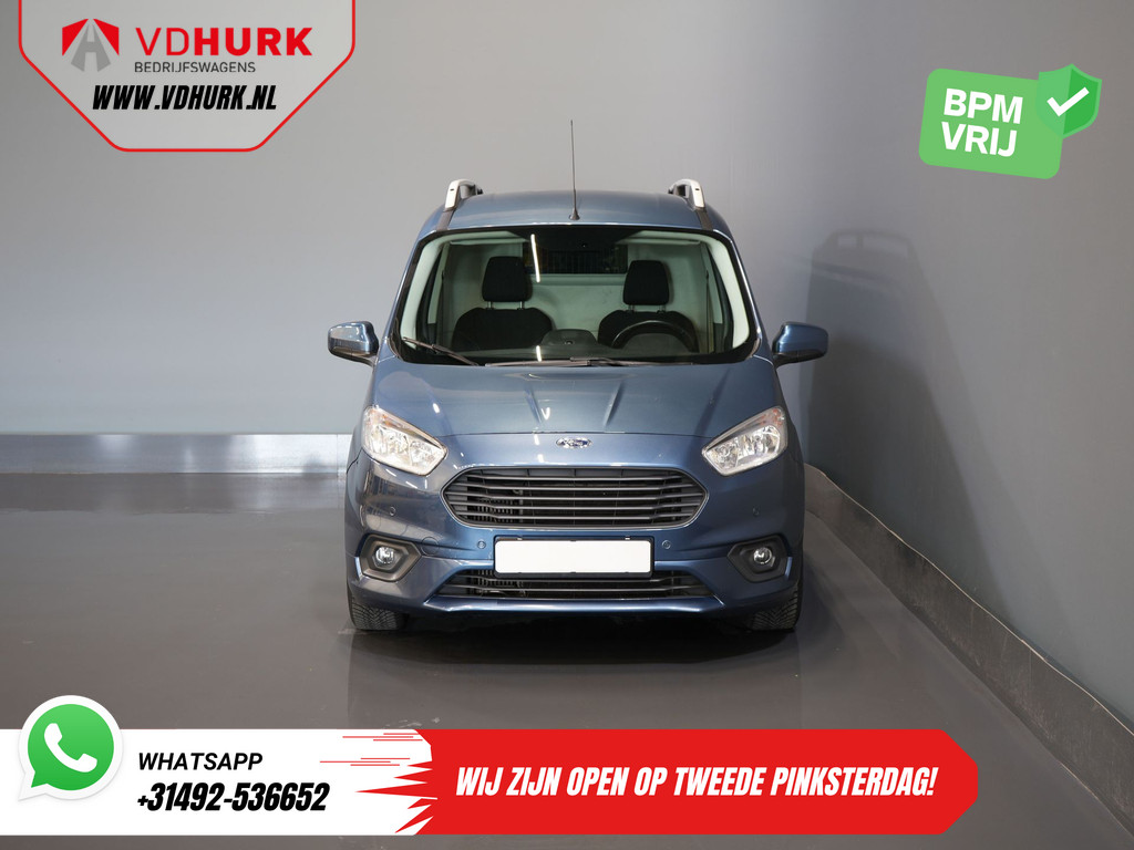 Ford Transit Courier Bestelbus 1.0 EcoBoost BENZINE BPM VRIJ! Dealer Onderhouden/ NL Auto/ Carplay/ Climate/ Cruise/ Stoelverw./ Trekhaak/ LMV 6