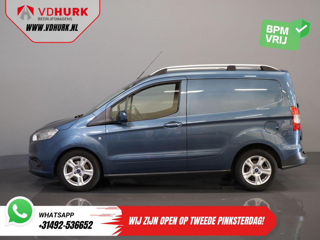 Ford Transit Courier Bestelbus 1.0 EcoBoost BENZINE BPM VRIJ! Dealer Onderhouden/ NL Auto/ Carplay/ Climate/ Cruise/ Stoelverw./ Trekhaak/ LMV 9