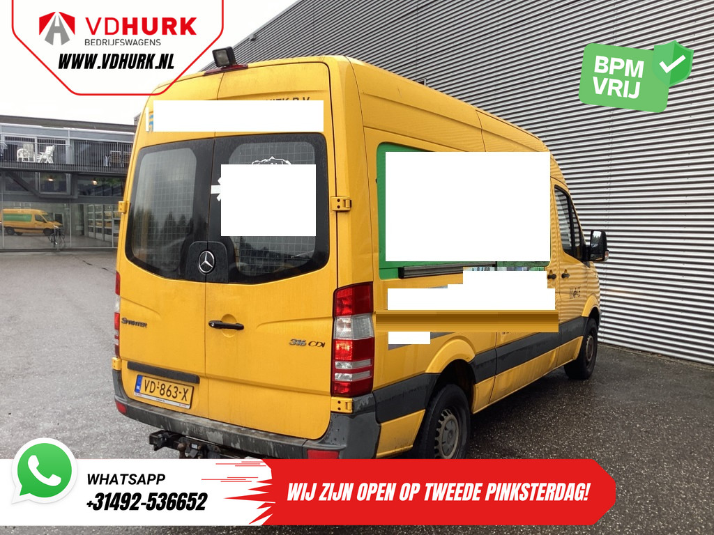 Mercedes-Benz Sprinter Bestelbus 316 2.2 CDI Aut. L2H2 EXPORT ONLY 3.5t Trekverm./ Airco/ Cruise/ Trekhaak 7