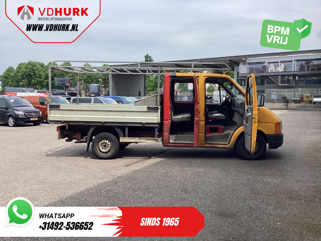 Volkswagen Lt 35 Open laadbak 2.8 TDI 130 pk L3 DC Dubbel Cabine EXPORT ONLY Open laadbak 2.8t Trekverm./ 6 persoons/ Imperiaal/ Trekhaak/ 210x194x40 5
