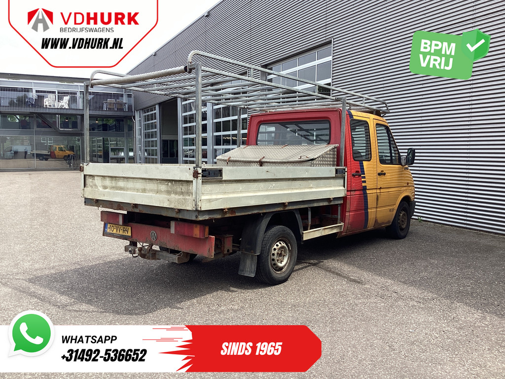 Volkswagen Lt 35 Open laadbak 2.8 TDI 130 pk L3 DC Dubbel Cabine EXPORT ONLY Open laadbak 2.8t Trekverm./ 6 persoons/ Imperiaal/ Trekhaak/ 210x194x40 9