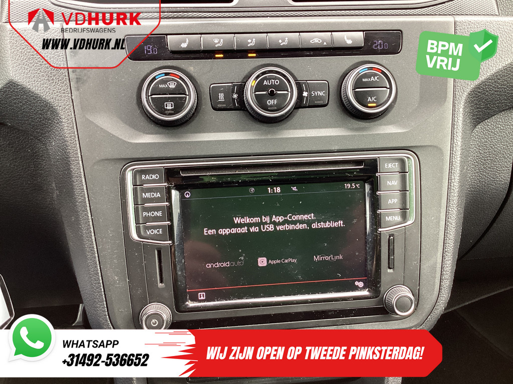Volkswagen Caddy Cargo Maxi Bestelbus 2.0 TDI 100 pk DSG Aut. L2 Maxi EXPORT ONLY Xenon/ Adapt. Cruise/ 2xSchuifdeur/ Carplay/ PDC/ Stoelverw. 8