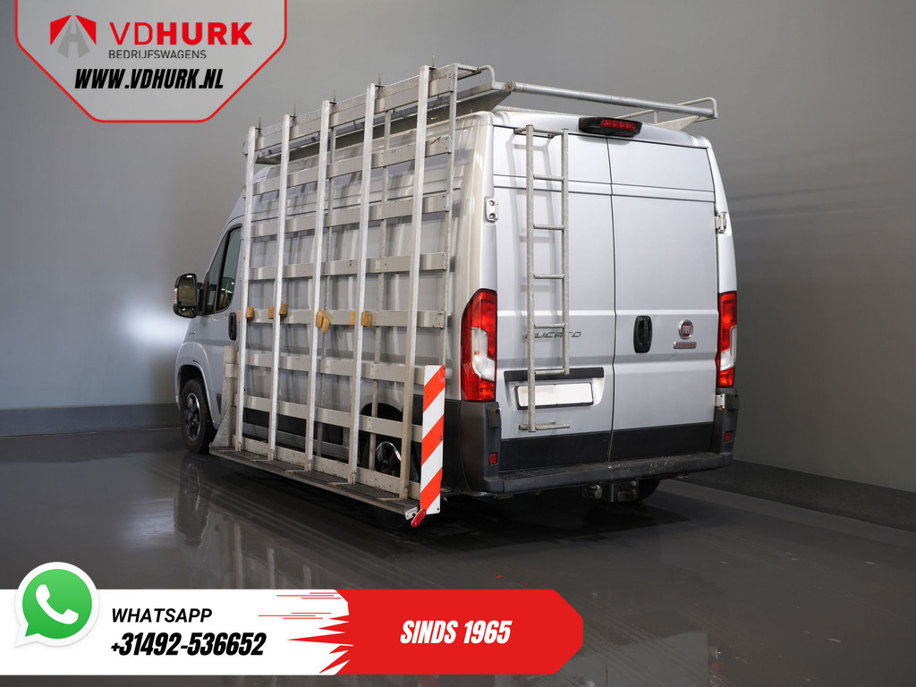 Fiat Ducato Bestelbus 2.3 MJ 120 pk L2H2 BPM VRIJ! Glasresteel/ Glastransporter/ Glaswagen/ Navi/ Climate/ Camera/ 2.5t Trekverm/ Imperiaal 1