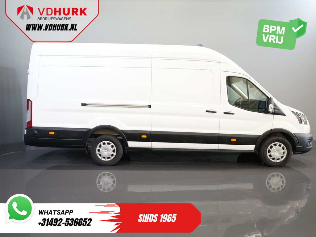 Ford Transit Bestelbus 350 2.0 TDCI 170 pk L4H3 BPM VRIJ! Trend Jumbo RWD/ 270 Gr.Deuren/ Camera/ PDC V+A/ Cruise/ Airco 10