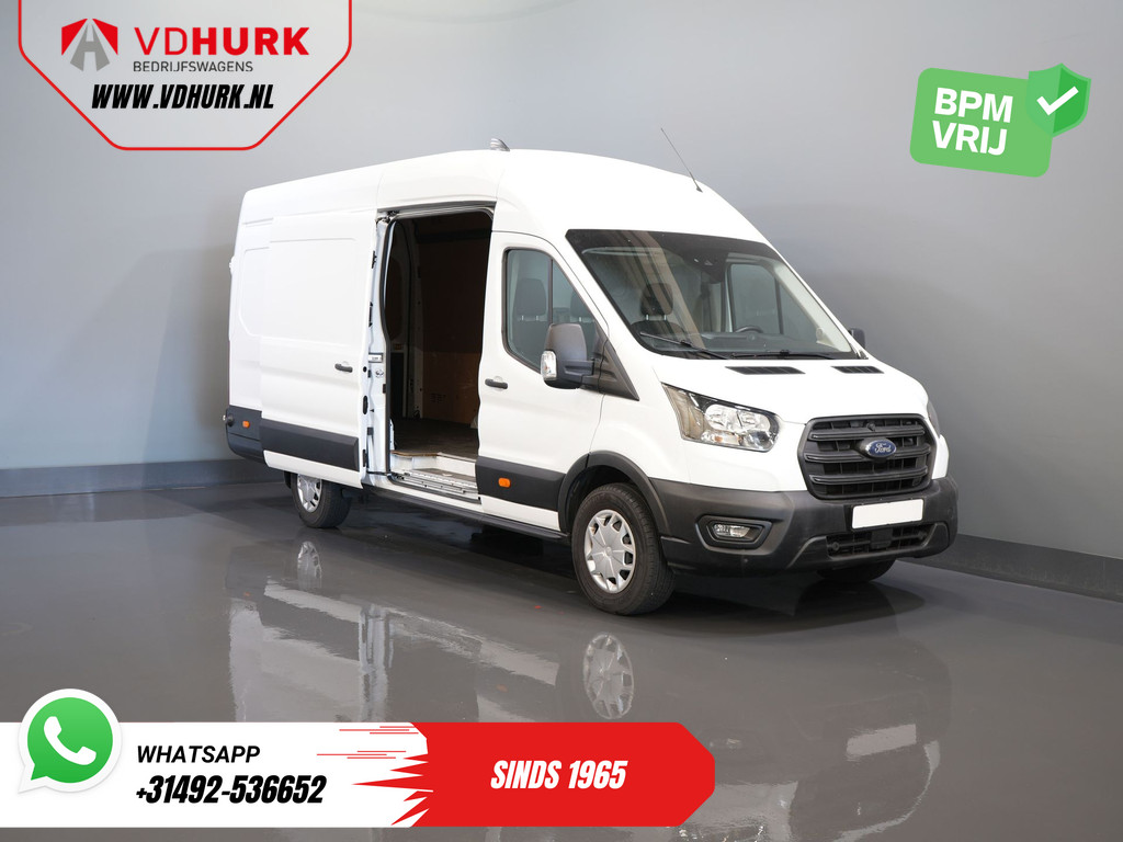 Ford Transit Bestelbus 350 2.0 TDCI 170 pk L4H3 BPM VRIJ! Trend Jumbo RWD/ 270 Gr.Deuren/ Camera/ PDC V+A/ Cruise/ Airco 8