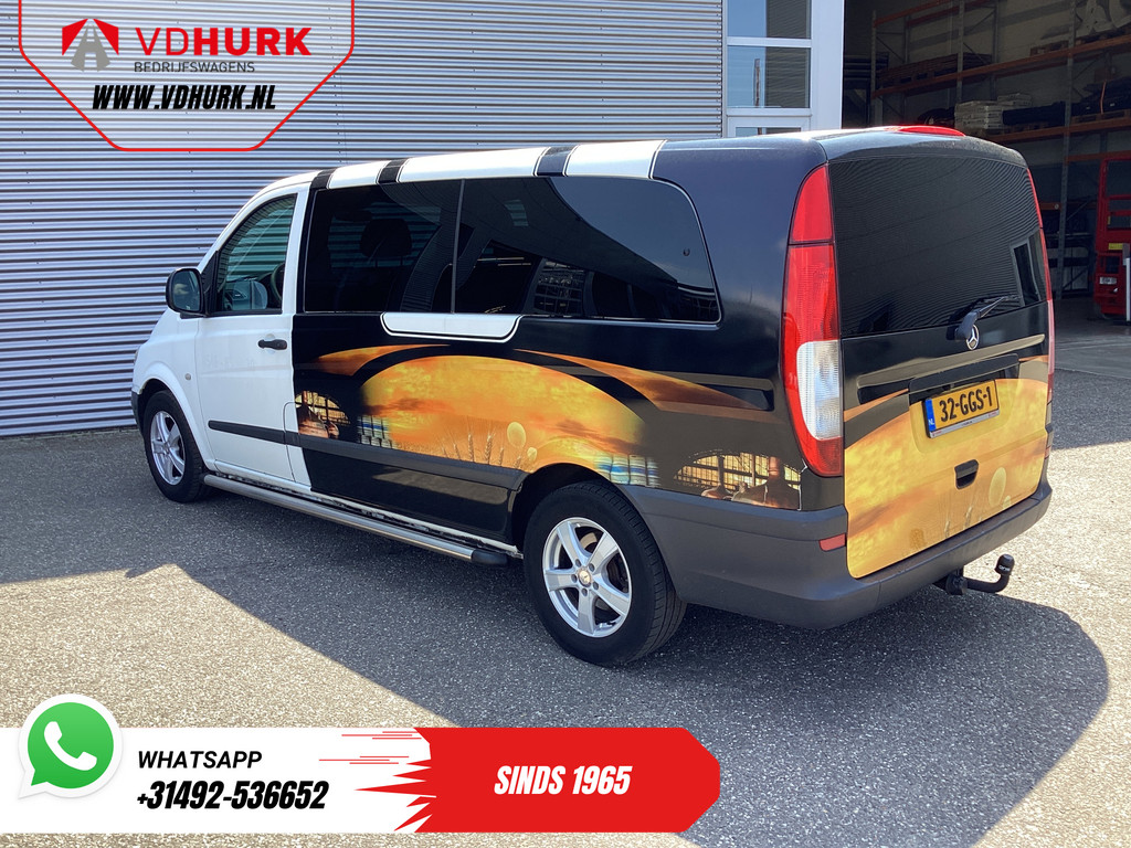 Mercedes-Benz Vito Personenvervoer 109 CDI L3 EXPORT ONLY (€8.349 Incl. BTW/BPM Vrij!) 9 Persoons/ Kombi/ Combi/ 9P/ Sidebars/ Camera/ Trekhaak/ Airco 1