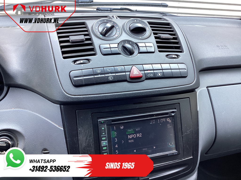 Mercedes-Benz Vito Personenvervoer 109 CDI L3 EXPORT ONLY (€8.349 Incl. BTW/BPM Vrij!) 9 Persoons/ Kombi/ Combi/ 9P/ Sidebars/ Camera/ Trekhaak/ Airco 10
