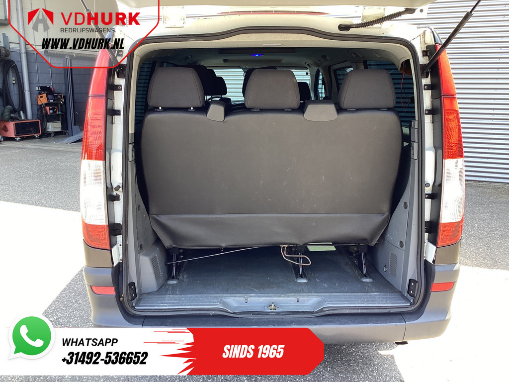 Mercedes-Benz Vito Personenvervoer 109 CDI L3 EXPORT ONLY (€8.349 Incl. BTW/BPM Vrij!) 9 Persoons/ Kombi/ Combi/ 9P/ Sidebars/ Camera/ Trekhaak/ Airco 4