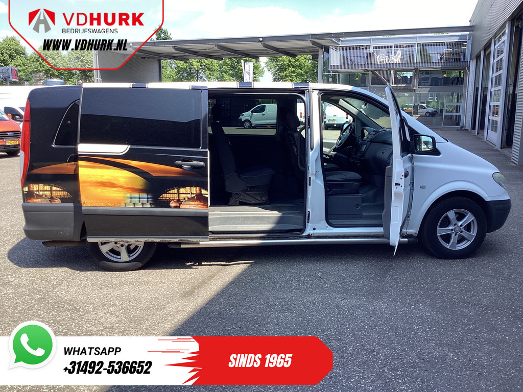Mercedes-Benz Vito Personenvervoer 109 CDI L3 EXPORT ONLY (€8.349 Incl. BTW/BPM Vrij!) 9 Persoons/ Kombi/ Combi/ 9P/ Sidebars/ Camera/ Trekhaak/ Airco 5