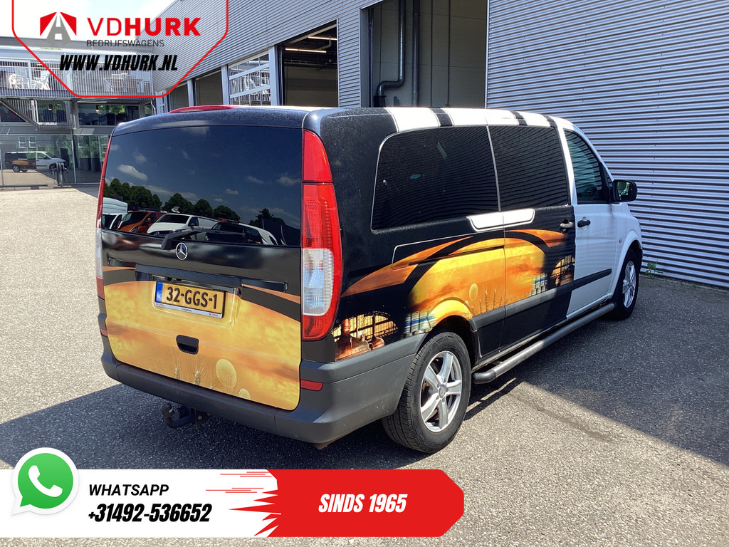 Mercedes-Benz Vito Personenvervoer 109 CDI L3 EXPORT ONLY (€8.349 Incl. BTW/BPM Vrij!) 9 Persoons/ Kombi/ Combi/ 9P/ Sidebars/ Camera/ Trekhaak/ Airco 8