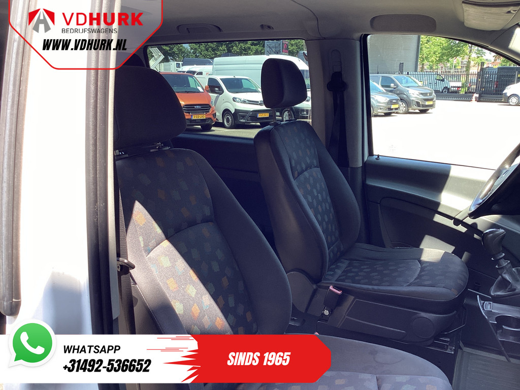 Mercedes-Benz Vito Personenvervoer 109 CDI L3 EXPORT ONLY (€8.349 Incl. BTW/BPM Vrij!) 9 Persoons/ Kombi/ Combi/ 9P/ Sidebars/ Camera/ Trekhaak/ Airco 9