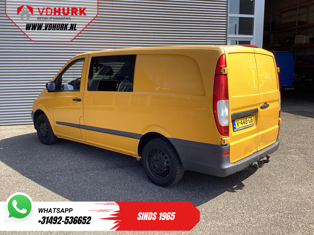 Mercedes-Benz Vito Bestelbus 113 CDI L2 DC Dubbel Cabine EXPORT ONLY Airco/ Cruise/ Trekhaak 1