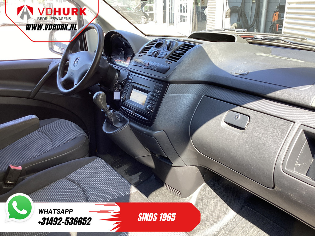 Mercedes-Benz Vito Bestelbus 113 CDI L2 DC Dubbel Cabine EXPORT ONLY Airco/ Cruise/ Trekhaak 2