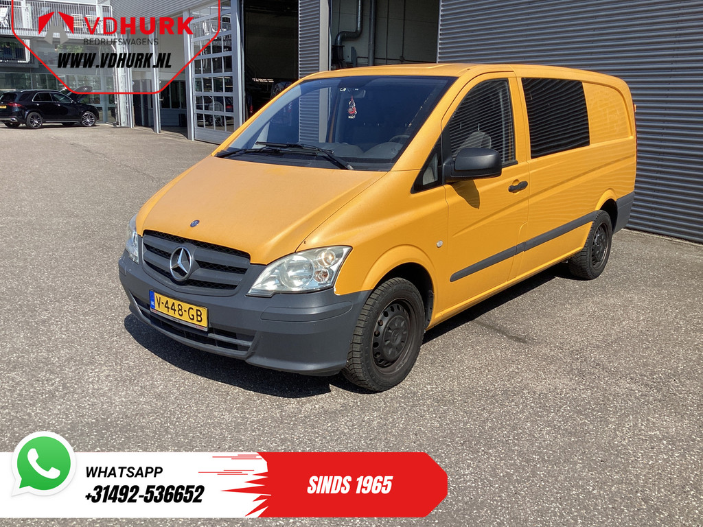 Mercedes-Benz Vito Bestelbus 113 CDI L2 DC Dubbel Cabine EXPORT ONLY Airco/ Cruise/ Trekhaak 7