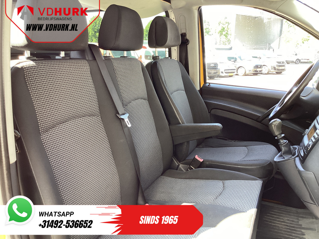 Mercedes-Benz Vito Bestelbus 113 CDI L2 DC Dubbel Cabine EXPORT ONLY Airco/ Cruise/ Trekhaak 9