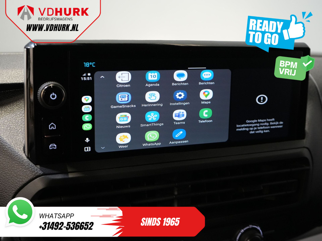 Citroën Jumpy Bestelbus 2.0 HDI 180 pk Aut. L3 BPM VRIJ! Virtual cockpit/ Carplay/ Camera/ PDC/ Cruise/ Airco 23