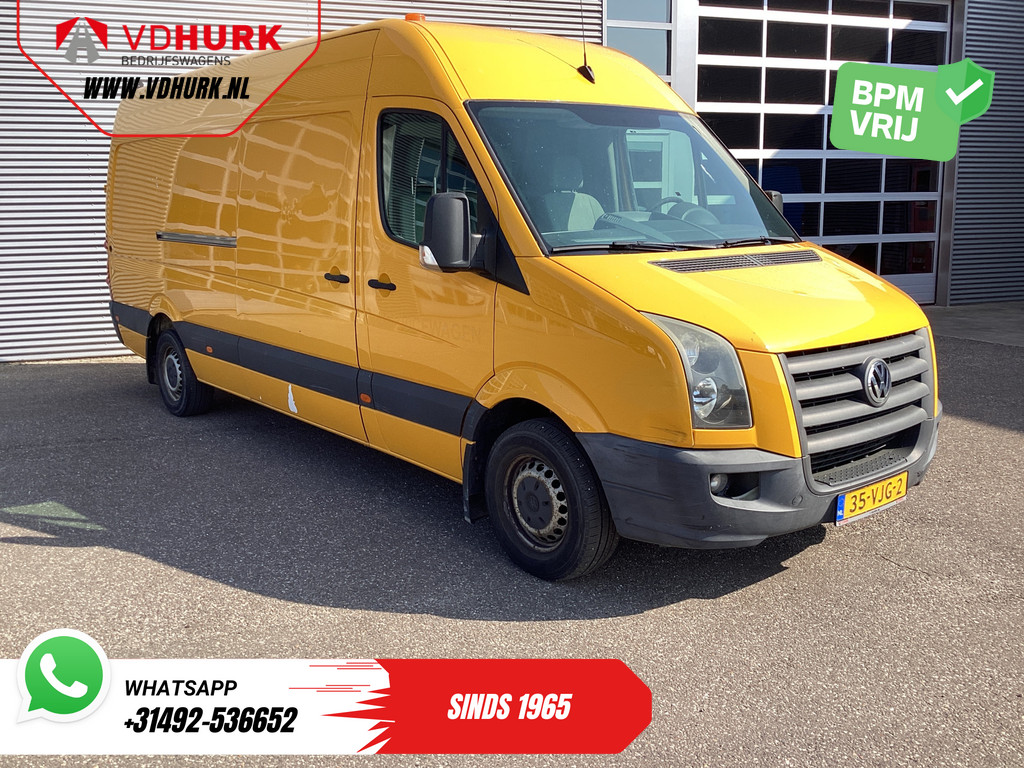Volkswagen Crafter Bestelbus 32 2.5 TDI 136 pk L3H2 EXPORT ONLY DB Riem V.V./ 2.8t Trekgewicht/ Airco/ 270Gr.Deuren/ Trekhaak 0