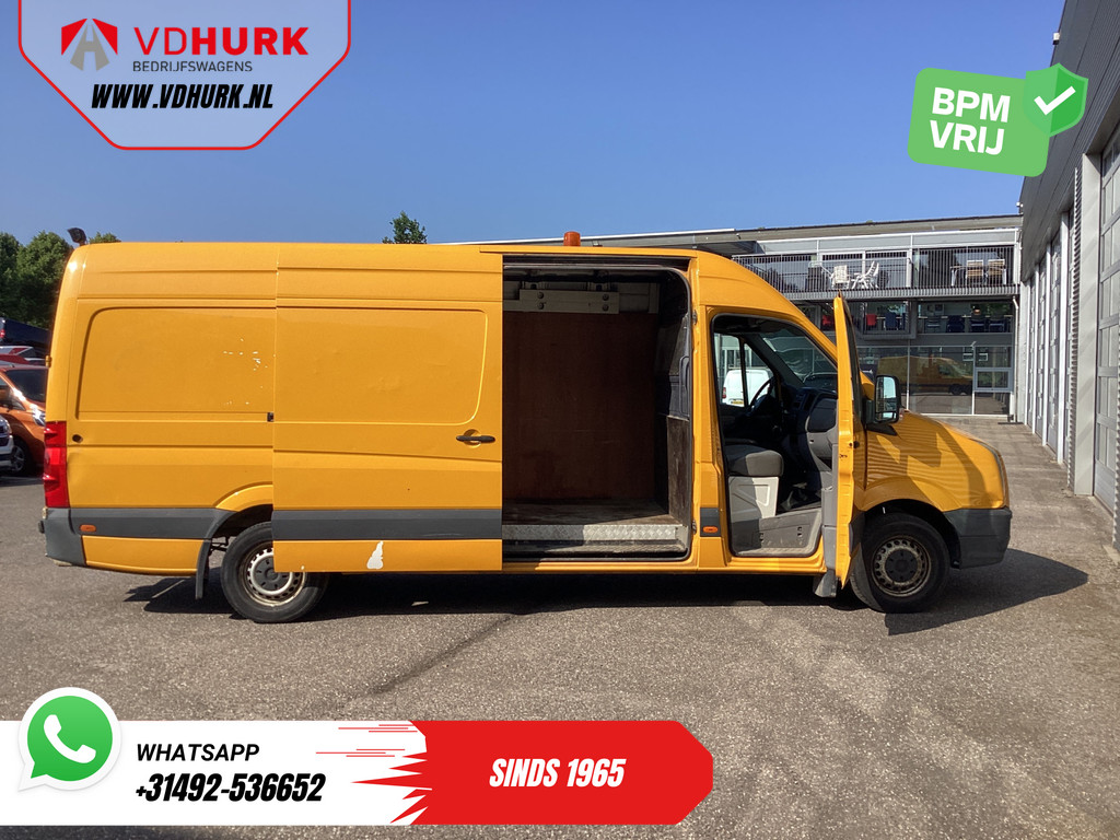 Volkswagen Crafter Bestelbus 32 2.5 TDI 136 pk L3H2 EXPORT ONLY DB Riem V.V./ 2.8t Trekgewicht/ Airco/ 270Gr.Deuren/ Trekhaak 5