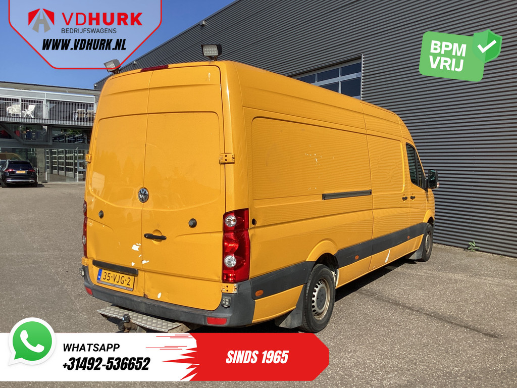 Volkswagen Crafter Bestelbus 32 2.5 TDI 136 pk L3H2 EXPORT ONLY DB Riem V.V./ 2.8t Trekgewicht/ Airco/ 270Gr.Deuren/ Trekhaak 7