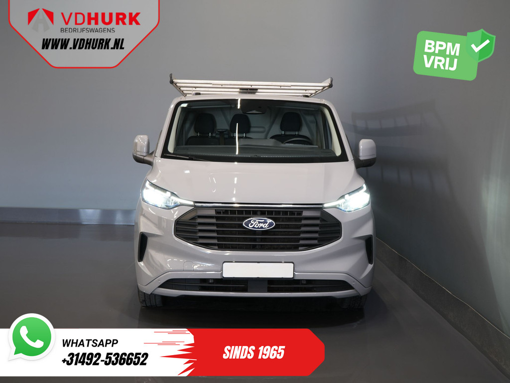 Ford Transit Custom Bestelbus 320 2.0 TDCI 170 pk Aut. L2 Limited BPM VRIJ! Imperiaal + Ladder/ LED/ Stoelverw./ Carplay/ Camera/ PDC/ LMV/ Cruise/ Trekhaak/  6
