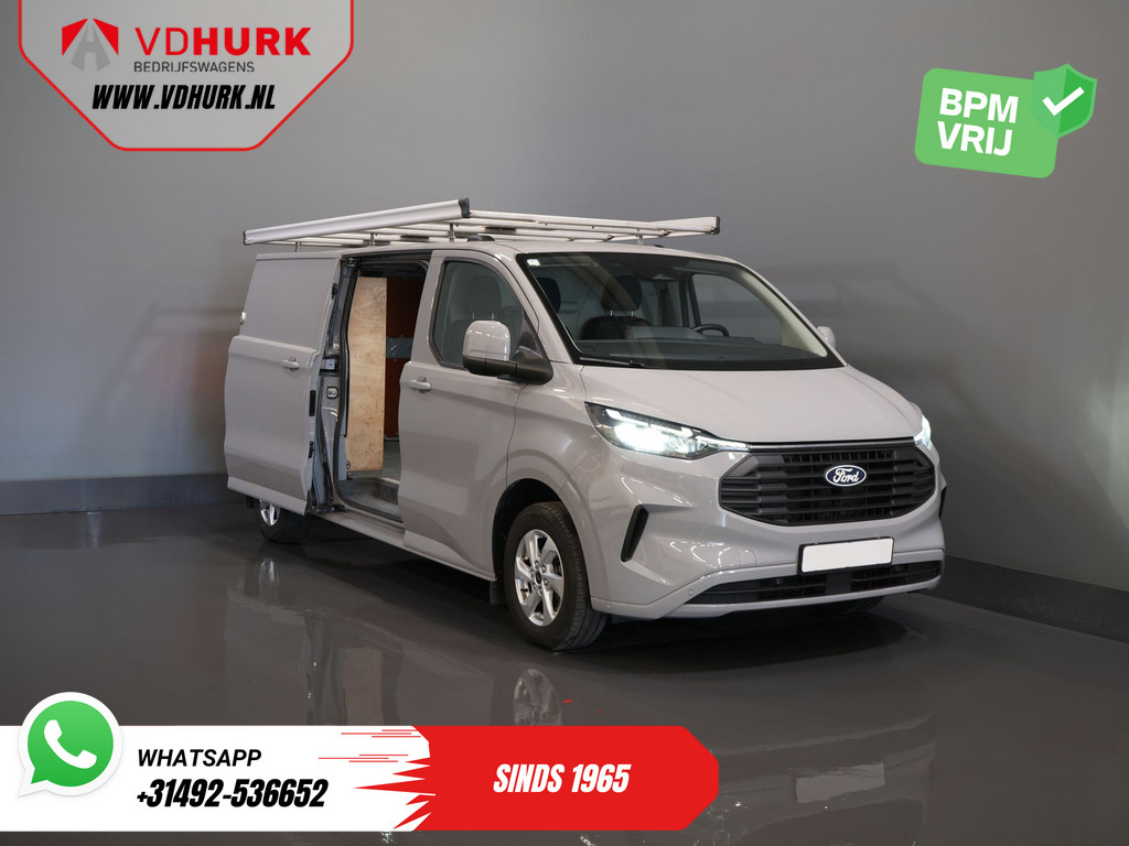 Ford Transit Custom Bestelbus 320 2.0 TDCI 170 pk Aut. L2 Limited BPM VRIJ! Imperiaal + Ladder/ LED/ Stoelverw./ Carplay/ Camera/ PDC/ LMV/ Cruise/ Trekhaak/  8