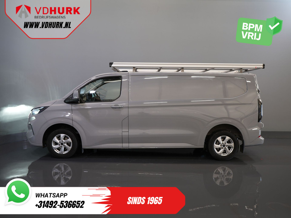Ford Transit Custom Bestelbus 320 2.0 TDCI 170 pk Aut. L2 Limited BPM VRIJ! Imperiaal + Ladder/ LED/ Stoelverw./ Carplay/ Camera/ PDC/ LMV/ Cruise/ Trekhaak/  9