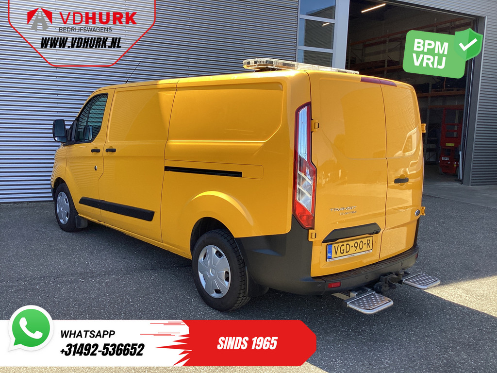 Ford Transit Custom Bestelbus 340 2.0 TDCI 130 pk L2 EXPORT ONLY Schuifdeur 2x/ 2.8t Trekverm./ Carplay/ Stoelverw./ Camera/ Trekhaak 1