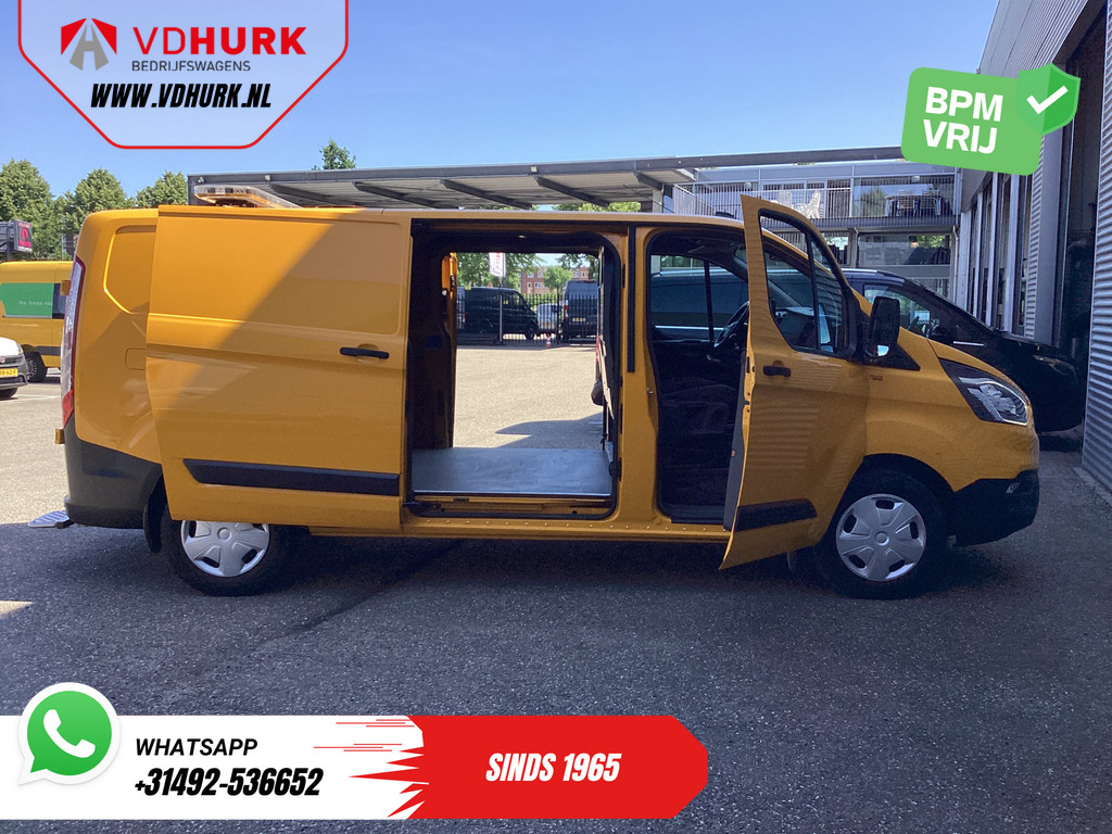 Ford Transit Custom Bestelbus 340 2.0 TDCI 130 pk L2 EXPORT ONLY Schuifdeur 2x/ 2.8t Trekverm./ Carplay/ Stoelverw./ Camera/ Trekhaak 5