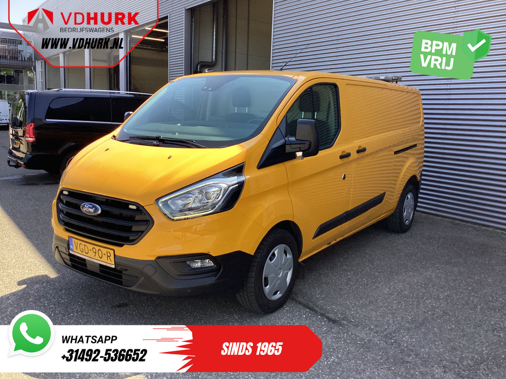 Ford Transit Custom Bestelbus 340 2.0 TDCI 130 pk L2 EXPORT ONLY Schuifdeur 2x/ 2.8t Trekverm./ Carplay/ Stoelverw./ Camera/ Trekhaak 8