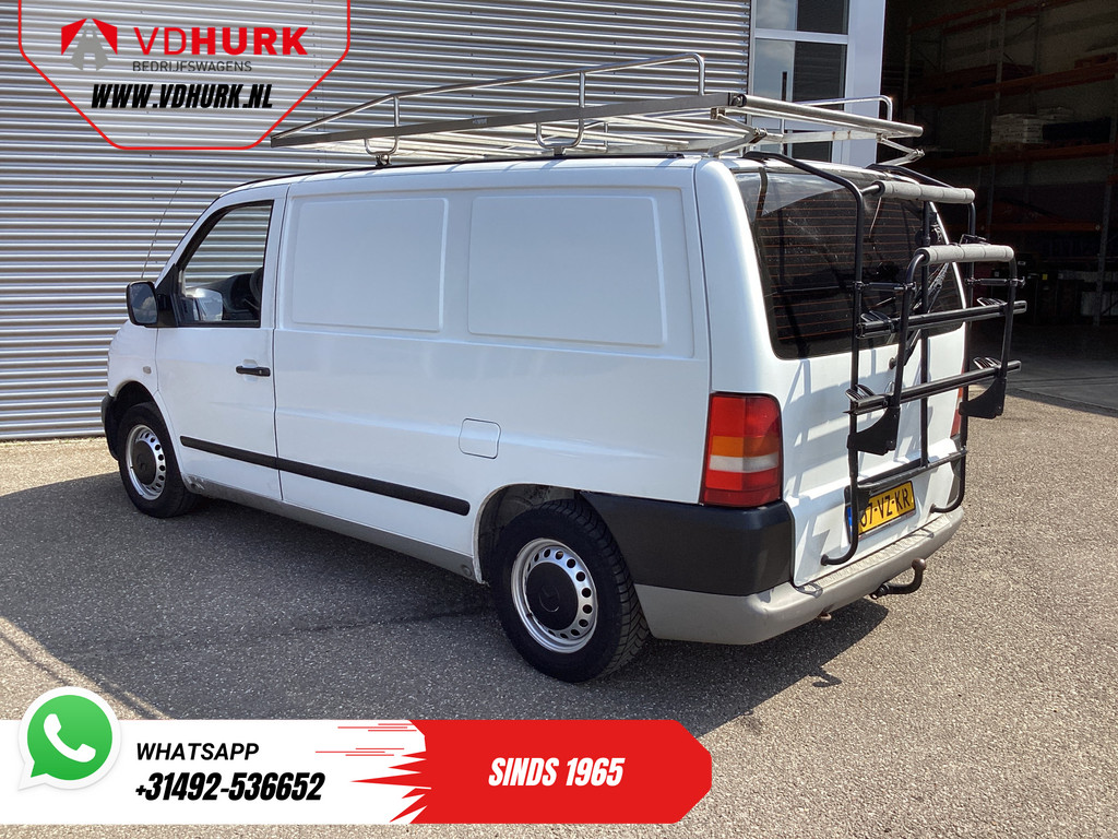 Mercedes-Benz Vito Bestelbus 108 CDI EXPORT ONLY ENGINE DEFECT NL Auto/ Trekhaak/ Imperiaal/ Fietsendrager 1