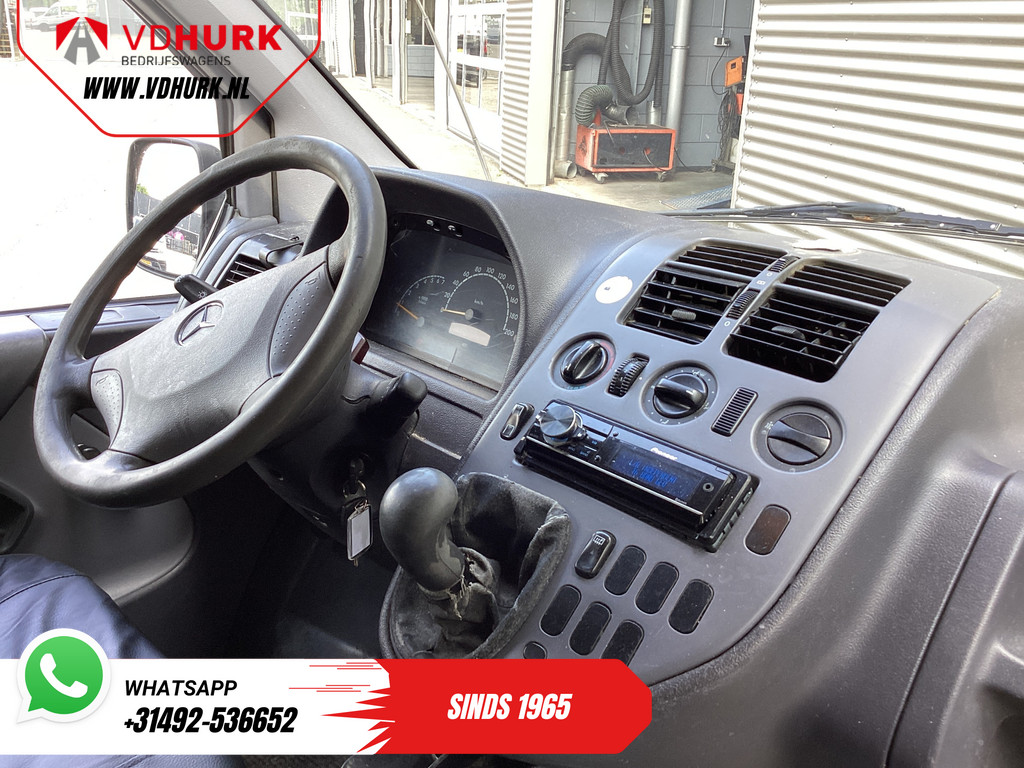 Mercedes-Benz Vito Bestelbus 108 CDI EXPORT ONLY ENGINE DEFECT NL Auto/ Trekhaak/ Imperiaal/ Fietsendrager 2